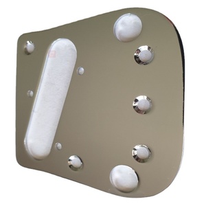 Cadres de plaque de guitare en chrome usiné, OEM, CNC, pièces de fixation, <span class=keywords><strong>prix</strong></span> d'usine - Product Image 3