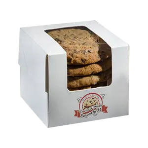 Custom CMYK Printing Cardboard Packaging Recycled Biscuit Cookie Box Packaging