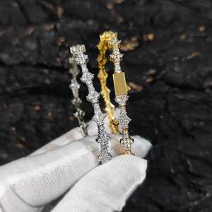 Pulsera de <span class=keywords><strong>tenis</strong></span> con circonita cúbica, pulsera de cadena de <span class=keywords><strong>tenis</strong></span> con flor de ciruelo, envío directo para <span class=keywords><strong>mujer</strong></span> - Product Image 4