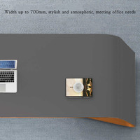 Bureau de direction de luxe en forme de L, style moderne et simple, en matériau HDF E0, fabrication directe d'usine, OEM/ODM