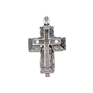 Pendentif en argent S925, style européen et américain, plateau vide pour perles non poreuses de 6 à 6,5 mm, composants et trouvailles de bijoux DIY 4813 - Product Image 5