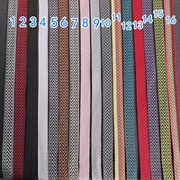 Lacets plats larges Lan Vin de 1,5 cm de large, style bohème, couleur unie