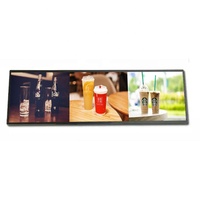 Écran LCD étiré AUO 37 pouces 1920x540 Haute luminosité Moniteur LCD 2500cd/m2 Écran d'affichage d'étagère de magasin P370IVN04.1