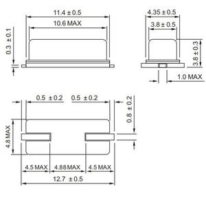 Wtl weituo 8mhz निष्क्रिय क्रिस्टल ओसिलेटर 49smd 18pf 30ppm कम पावर स्रोत फैक्टरी mcu केंद्रीय नियंत्रण 12.7x4.8mm - Product Image 3