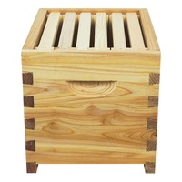 Petite ruche automatique à 4 cadres pour le flux de miel, modèle classique intelligent, 2 boîtes pour abeilles mellifères