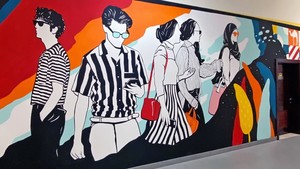 Impression numérique personnalisée <span class=keywords><strong>grand</strong></span> <span class=keywords><strong>format</strong></span> extérieur PVC vinyle affiche de construction autocollant <span class=keywords><strong>mural</strong></span> - Product Image 3