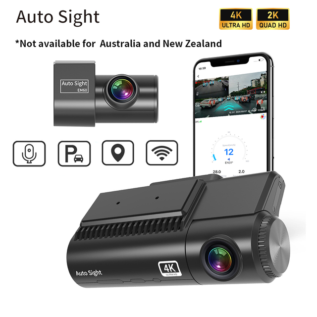 4K Ultra HDR Dash Cam with Starvis 2 TKA Dual IMX678 Resolution Super Night Vision GPS Parking Mode WiFi Android OS Full Color