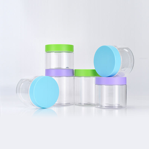Empty Transparent Eco-friendly Recyclable PET Candy for Food Storage Pots 80ml 100ml 120ml 150ml 250ml Cosmetic <b>Plastic</b> <b>Jars</b> - Product Image 4