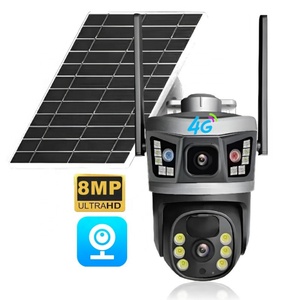 V380Pro 4K 4G SIM Card 2Lens Outdoor <b>Camera</b> <b>Security</b> Color Night Vision PIR Detect IP Solar Surveillance <b>CCTV</b> PTZ Network <b>Camera</b> - Product Image 2