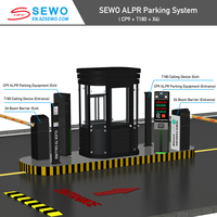 Système de gestion de stationnement automatisé SEWO capteurs à ultrasons guidage de reconnaissance de plaque d'immatriculation pour parking de voiture pour carports
