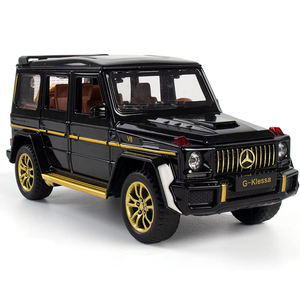 In lega da <span class=keywords><strong>collezione</strong></span> nero G63 modellino <span class=keywords><strong>di</strong></span> auto 1/24 veicolo giocattolo Pull Back modello <span class=keywords><strong>di</strong></span> auto pressofusa con luci e suoni - Product Image 1