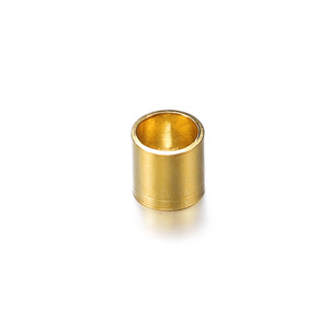Tubes de positionnement en acier inoxydable plaqué or, perles de séparation pour la fabrication de bijoux, fournitures de perlage, diamètre 5 mm - Product Image 3