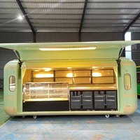 Remorque de vente de nourriture de rue, véhicule de restauration mobile électrique, chariot de vente de snacks