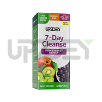 Détox Nettoyage 7 Jours Nettoyage et Détox Pilules Nettoyage aux Baies d'Açaï Nettoyage du Corps Entier Détox avec Feuilles de Séné et Enzymes Digestives