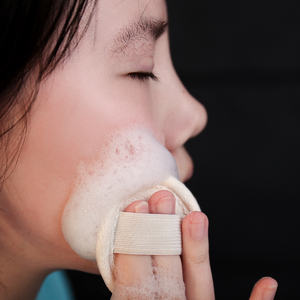 Éponge nettoyante pour le visage en luffa naturelle, serviette exfoliante pour un nettoyage en profondeur et le démaquillage, commande minimum 100 pièces - Product Image 2