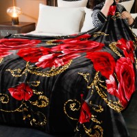 Selimut Flanel Tebal 500gsm Motif Cetak AS, Lembut Nyaman Semua Musim, Desain Mewah Bergaya, Teman Sempurna Sepanjang Tahun