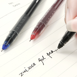 Bolígrafos de Gel de Punta Fina de 0.4 mm |   3 Colores (Negro/Rojo/Azul), 1500M de Longitud de Escritura, Cuerpo Transparente para Material de Oficina y Escolar - Product Image 6