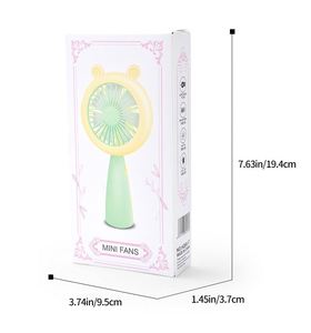 Mini ventilateur portable USB à séchage rapide pour extensions de cils, avec lumière LED, rechargeable, idéal pour l'été, marque privée - Product Image 5