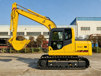 Excavatrice sur chenilles neuve certifiée CE de 13 tonnes avec godet standard de 0,5 m³ pour travaux agricoles et aménagement paysager