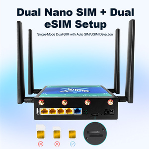 Bộ định tuyến 5G WiFi6, khe cắm <span class=keywords><strong>SIM</strong></span> kép, khe cắm <span class=keywords><strong>M2</strong></span>, modem CPE LTE Gigabit Mesh cho kết nối không dây tốc độ cao ổn định - Product Image 2