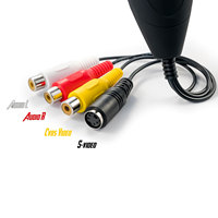 TechSide Video Grabber 2025, Convertidor de VHS a Digital USB 2.0 con SCART/RCA Hi8/Mini DV, Modelo TI234, China