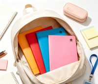 Cahiers personnalisables Cahier scolaire Cahier d'exercices avec design de couverture personnalisable et reliure thermique