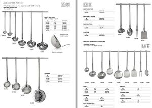 Cuillère à badigeonner en acier inoxydable à fente standard de 11/13/15/18 pouces pour cuisine commerciale - Product Image 6