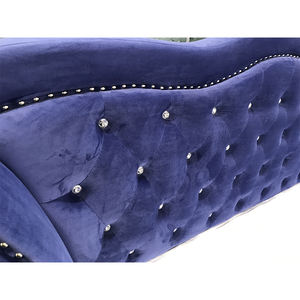 Luxury Bedroom <b>Set</b> Villa Large Headboard Upholstered <b>Bed</b> Bedroom Furniture <b>Set</b> Luxury - Product Image 4