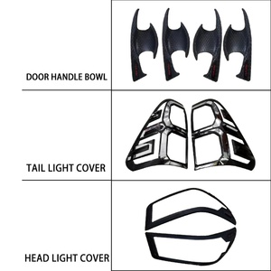 Kits de Accesorios de Alta Calidad en ABS, Juego Completo Negro/Cromado, Kits de Carrocería Completos para Toyota Hilux Revo 2016-2022 - Product Image 4