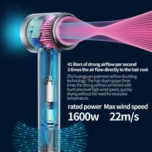 Secador de pelo profesional de alta velocidad para el cuidado del cabello, Motor de 110.000 rpm, secador de pelo de iones negativos de secado rápido, secador de belleza y salud