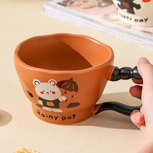 Mug en céramique MSH Ours brun pour le bureau, mug en céramique promotionnel pour entreprise, mug en céramique pour ami - Product Image 6