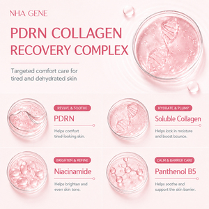 Crème pour le visage au collagène rose PDRN, anti-âge, anti-rides, raffermissante, hydratante, crème de soin de la peau du visage NHA GENE - Product Image 6