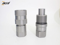 Changeur rapide de flexibles hydrauliques 3/8'' VEP à filetage, à verrouillage par plaque plate, haute pression 48MPa, pour brise-roche d'excavatrice FT PST