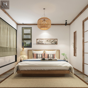 Tùy Chỉnh Hiện Đại Chất Lượng Cao Khách Sạn Nội Thất Phòng Ngủ Bộ Sang Trọng Gỗ Giường Nệm & Đồ Nội Thất Phòng Khách Sạn Bền Phòng Bộ Sưu Tập - Product Image 3