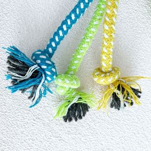 Fast Delivery Wholesale Dog Bite <b>Rope</b> Toy Pet Molar Bite Toy Green Customizable Other Color - Product Image 4