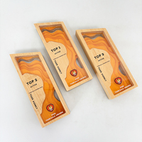 Trophée en bois acrylique orange, plaque en bois MH-FJ0203