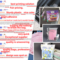 Sacs Zippés pour Lavage et Rangement, Pochette Zippée pour Logo, Vêtements, T-shirts, Maillots de Bain, Sacs à Fermeture Éclair Givrés.