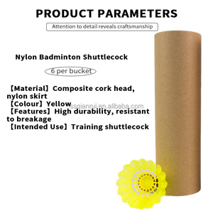 Kok <span class=keywords><strong>Badminton</strong></span> grosir <span class=keywords><strong>Badminton</strong></span> kuning dapat digunakan di dalam dan luar ruangan olahraga bulu tangkis nilon - Product Image 3