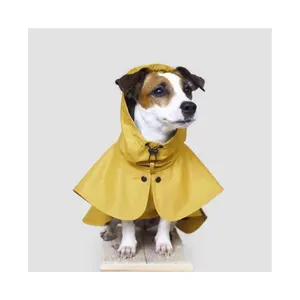 Pet roupas cor sólida cão roupas luxo personalizado pet produtos pet capas de chuva para cão