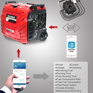 Générateur portable numérique super silencieux de 3000 W 3 kW à moteur à essence de conception nouvelle pour le camping - Product Image 5