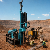 Foreuse à circulation inversée sur chenilles de 350 m pour l'exploration de minerai de fer et l'échantillonnage minier