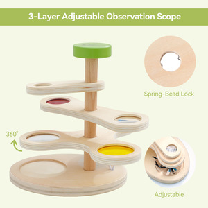 Gran oferta, de educación temprana juguete, <span class=keywords><strong>oruga</strong></span> <span class=keywords><strong>glotona</strong></span>, cuerda, juguete de abalorios, pensamiento lógico, entrenamiento, cognición, juguetes de madera para niños - Product Image 2