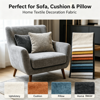 Demande d'échantillon de tissu fonctionnel MingHe : Tissu d'ameublement épais en chenille tissée, résistant à l'abrasion, 360 GSM, pour textile de maison