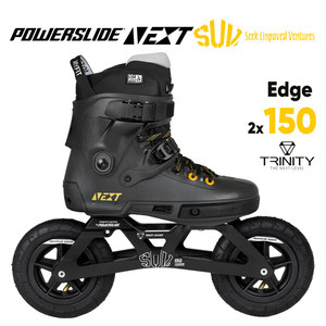 Powerslide Baoshilai Trinity Three-point NEXT avec pneus <span class=keywords><strong>tout</strong></span>-<span class=keywords><strong>terrain</strong></span> pour SUV, chaussures de roller d'extérieur - Product Image 3