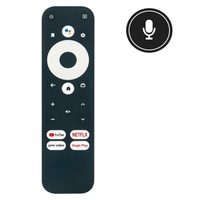 Kerja kendali jarak jauh suara R-C-OHS-C008 untuk kotak TV phantom Onn Mecool KickPI KP-1 THA100 KM2 KM2-Plus KD5 THA100 + KP1