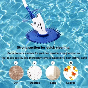 Aspirateur automatique de <span class=keywords><strong>piscine</strong></span> creusée <span class=keywords><strong>hors</strong></span> <span class=keywords><strong>terre</strong></span> avec aspiration améliorée nettoie les sols, les murs et les marches - Product Image 5