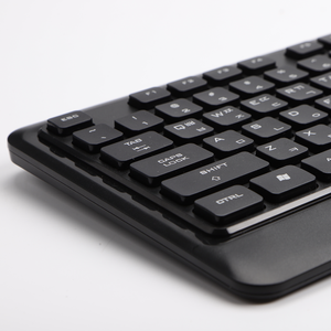 Laser Letters Last Longer No Fade Wired Usb Keyboard Black Chocolate Key Cap Standard Layout Full Size Number <b>Pad</b> Office K101 - Product Image 5