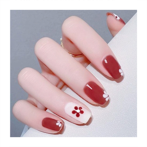 Collocation personnelle Carré Faux Ongles Mixte Rose <span class=keywords><strong>Clair</strong></span> Bleu <span class=keywords><strong>Vert</strong></span> Couleur Conseils Usure Quotidienne Facilité Robe Couverture Complète Appuyez Sur Les Ongles - Product Image 2