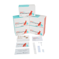 Test rapide à domicile pour chiens : Kits de test 3 en 1 pour la détection du Parvovirus Canin (CPV-Ag), du Parvovirus Canin (CPV) et du Giardia (CPV/CCV/Giardia)