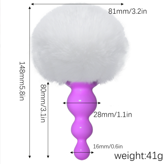 Cabeza púrpura + bola blanca